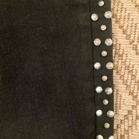 & OTHER STORIES | Black Skinny Jeans | Studded | Size 26 - Picture 2 of 5